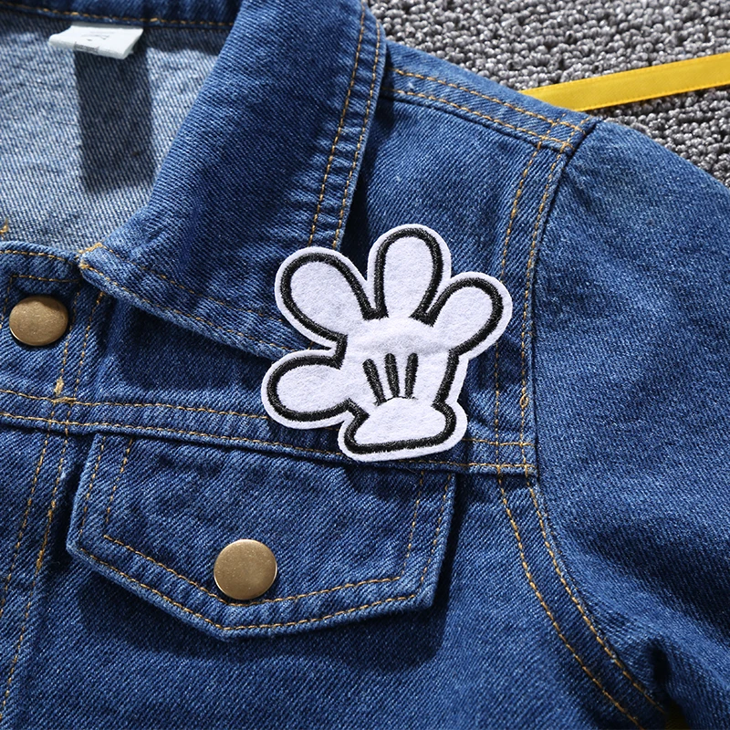 Best Children Mickey Denim Jackets Coat 2020 Hot Autumn Kids Fashion Printing Outerwear For Baby Boys Gi