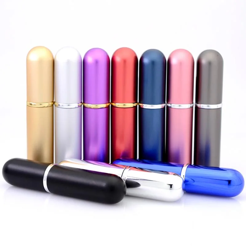 

1piece 5ml Perfume Spray Bottle Portable Travel Refillable Bottle Empty Cosmetic Containers Perfume Atomizer Scent Case