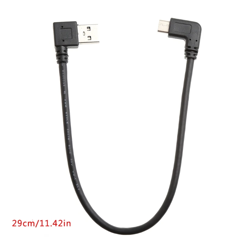 USB 3 0 тип A к USB3.1 Тип C левый/правый угол 90 градусов папа адаптер кабель удлинитель