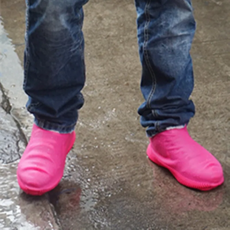 Детские Водонепроницаемые Многоразовые дождевые ботинки для мальчиков и девочек; Резиновые Нескользящие дождевые сапоги; обувь; аксессуары; одежда для дождя