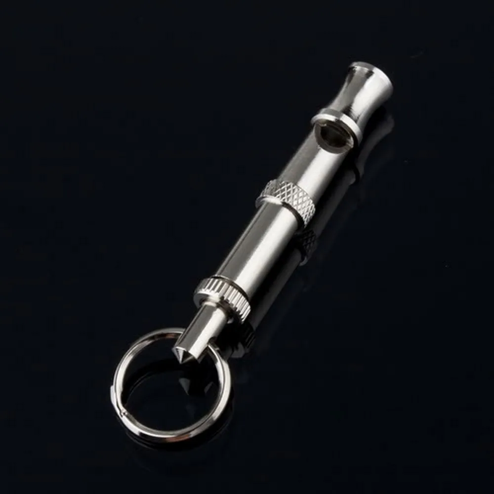 1pcs New Arrival Key chain Whistle Sound Pet New 55mm Dog Training Adjustable High Quality Dog Training Whistle