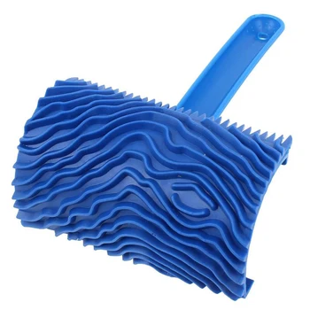 

Rubber Wood Graining Pattern Wall Painting Decoration DIY Tool Blue