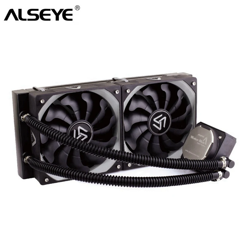 

ALSEYE Water Cooler for CPU TDP 320W Dual PWM 120mm fan Processor Water Cooling for LGA115x/1366/2011/AM2/AM3/AM4