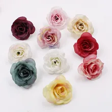 20 шт., 3 см, искусственные цветы из ткани Mini Rose, для свадебной вечеринки, для домашнего интерьера, вечерние аксессуары для обуви, шляп, шелковые цветы