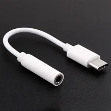 USB Type C To 3.5mm Headphone Cable Audio Adapter AUX Cable 3.5mm Headset Jack Adapter For Huawei Mate P20 Xiaomi(A704