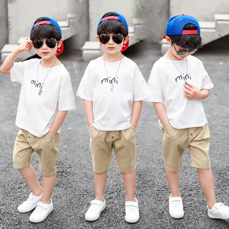 

Kids Clothes 2019 Summer Boy Clothes Boutique Clothing Toddler ChildrenT-shirt + Shorts 2 3 4 5 6 7 8 9 10 11 12 13 Years