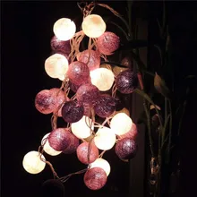 3.9 м 35 LED ватные шарики Рождество Luces de Navidad Свадебная вечеринка Спальня Аксессуары Строка Фея свет лампы guirnalda luces