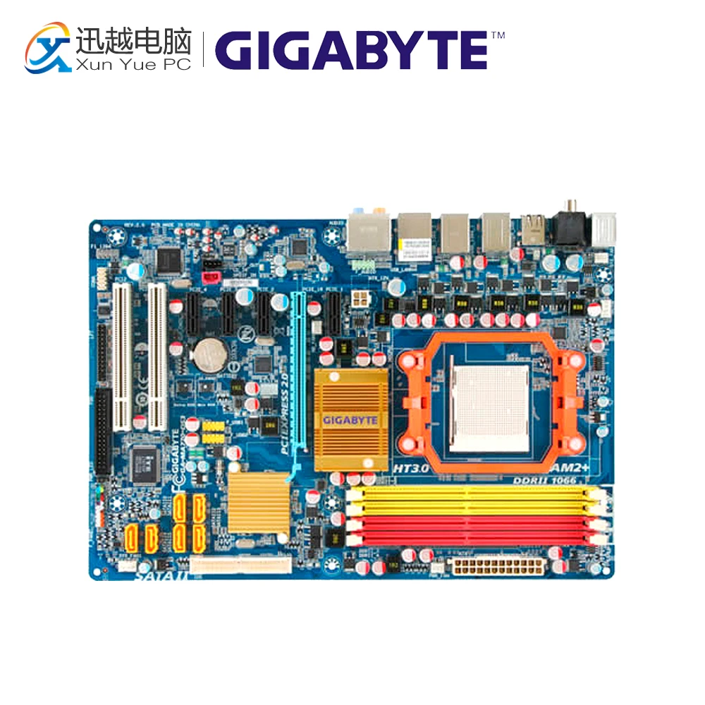 

Gigabyte GA-MA770-DS3 Desktop Motherboard MA770-DS3 770 Socket AM2 DDR2 SATA2 USB2.0 ATX