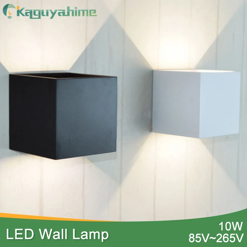 

Kaguyahime Modern Led Wall Lamp 10W AC90-260V Aluminum shell Outdoor Waterproof IP65 Indoor Wall Lamps Living Room Porch Garden