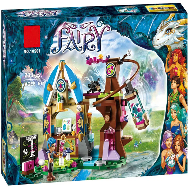 BELA 10501 Elves The Dragon школьные строительные блоки 233 шт. набор подарок для девочек DIY
