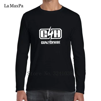 

La Maxpa Humor Gunz For Hire Dj House Tee Shirt 2018 T-Shirt Mens Clothing Round Neck Men's Tshirt Cheap Sale