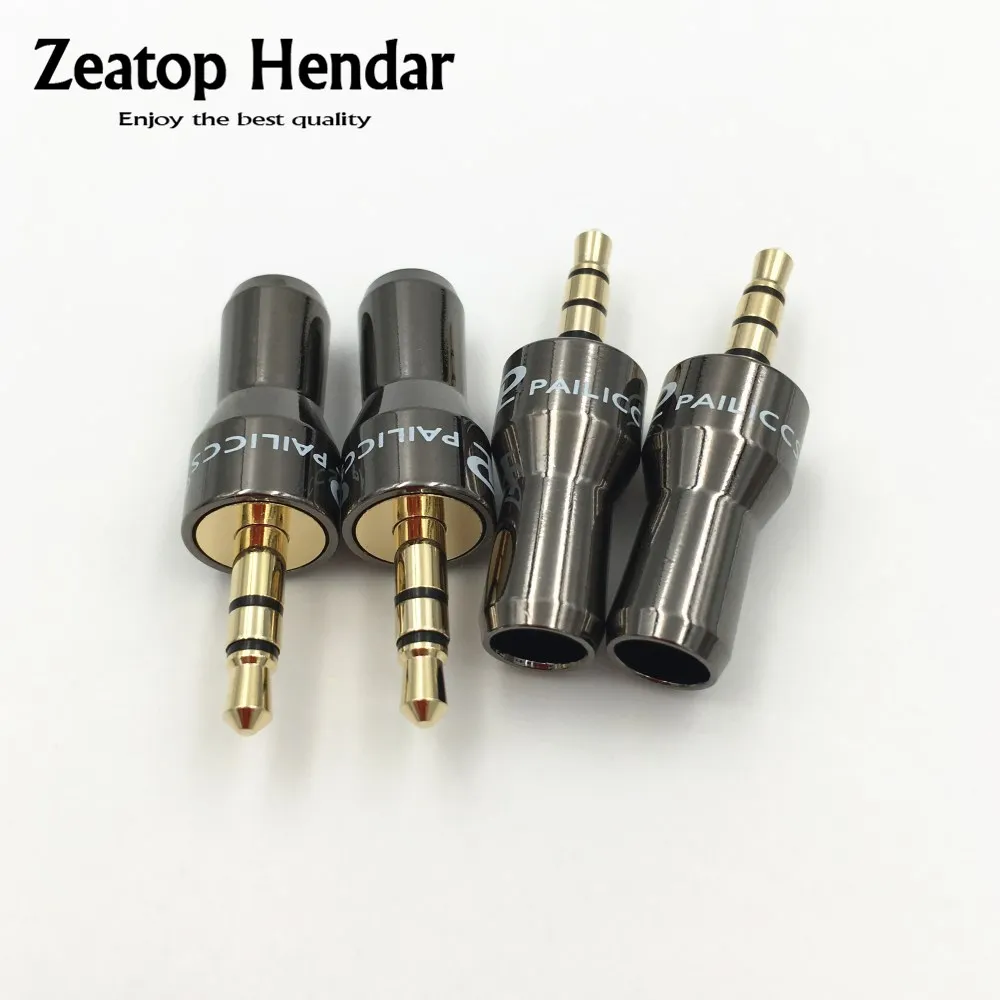 100Pcs Pailiccs 3.5 mm 3 4 Pole Male Audio Jack Repair Headphone