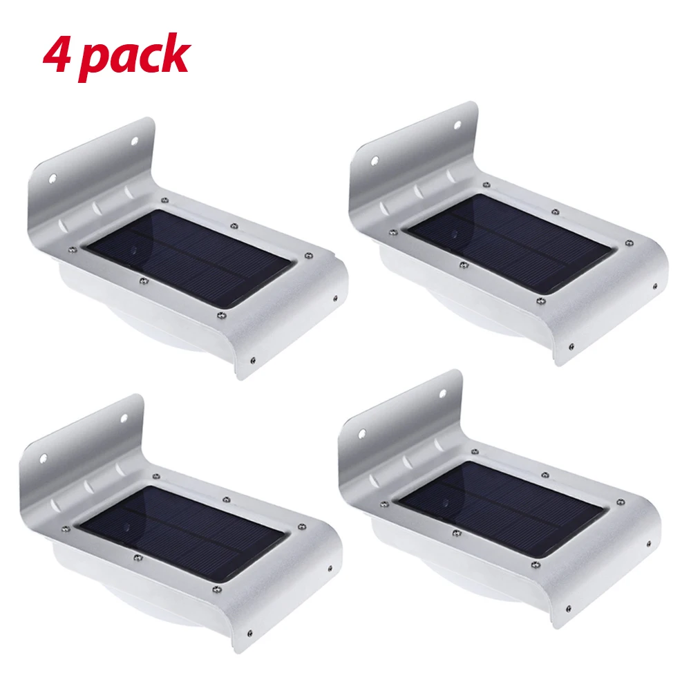 

4pcs 16 LED Solar PIR Power Motion Sensor Solar Garden Light Lamp Security Outdoor Lighting Solar Light Led Solar Lamp/Wall lamp