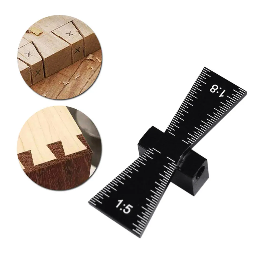  Dovetail Jig Guide Marker Aluminum Alloy Scriber Wood Joints Gauge Woodworking Tool DAG-ship