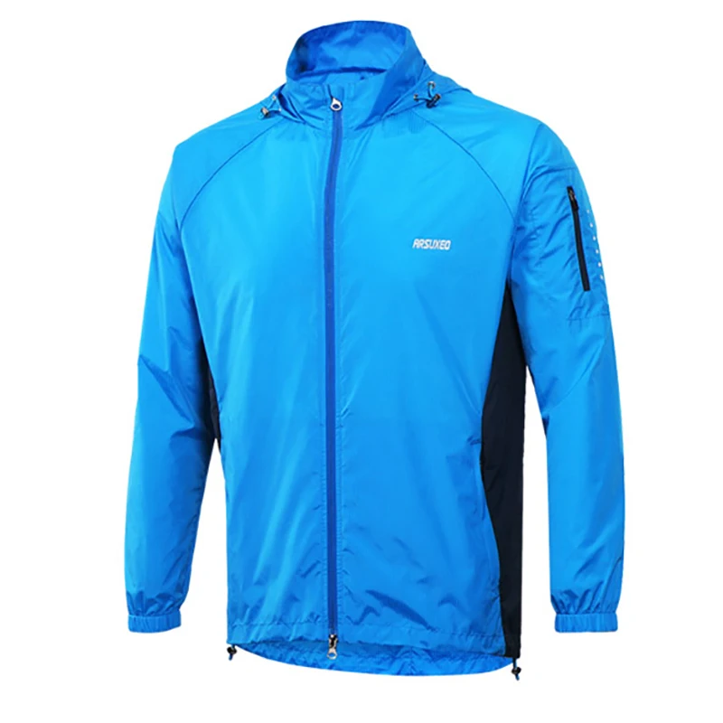 

Anti-sweat Cycling Coat Cycling Bike Bicycle Clothing Coat Clothes Breathable Men Running Jacket Windproof Pack Clothes