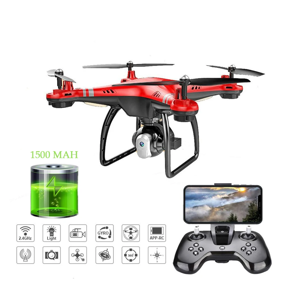 

X8 2.4G RC Quadrocopter Drone DRON with 3MP Camera Altitude Hold One Key Return Headless Mode LED lights 3D Flip Quadcopter