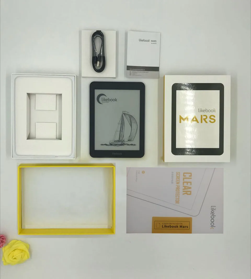 Likebook Mars электронная книга 7 8 дюймов BOYUE T80D e ink ядер Android 8.1 2g/16g слот для карт 64G