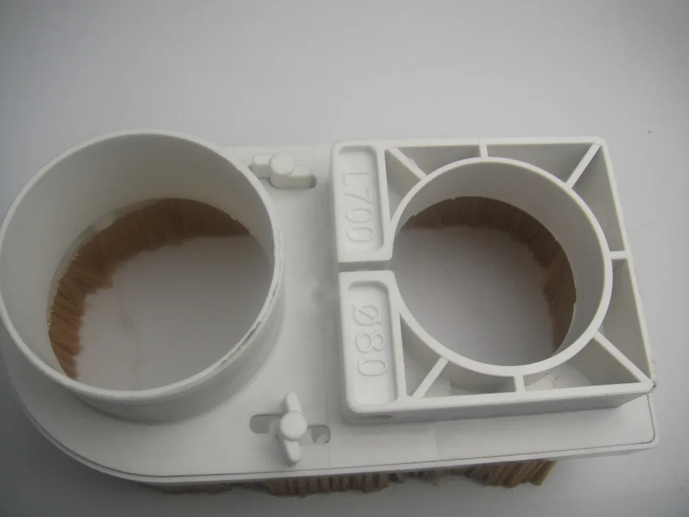

New type ABS material spindle motor dust cover connect 100mm dust collection hose for cnc machine