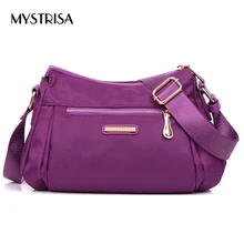 M0110 Женская нейлоновая сумка-мессенджер женские водонепроницаемые сумки через плечо Модные женские сумочки школьные сумки