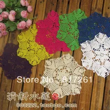 7 цветов 12 фото 22 см круглые подставки с цветами коврик для вазы подстаканник хлопчатобумажная подставка для журнального столика