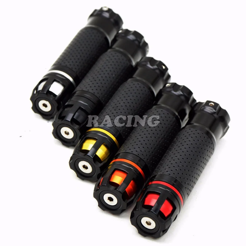 

CNC Universal 7/8'' 22mm Carbon Fiber Motorcycle handlebar grips Hand Grips for Z800 Z750 ZX-6R T-MAX 500 530 R3 MT-07 KTM DUKE