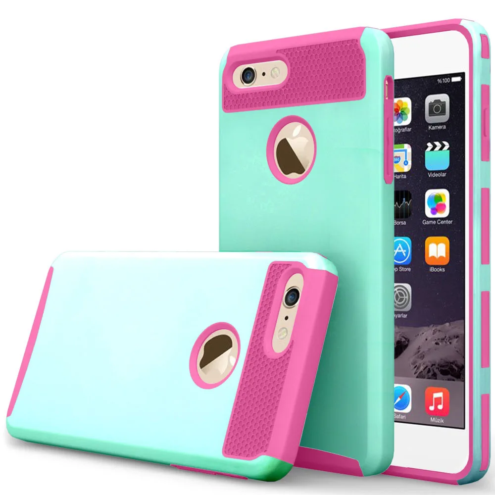 Luxury Hybrid Heavy Duty 2 in 1 Shockproof Hard Rubber back Case Cover for Apple iPhone 6S 6S 7 Plus SE 5S 5 1-plus-5-cover : image Luxury Hybrid Heavy Duty 2 in 1 Shockproof Hard Rubber back Case Cover for Apple iPhone 6S 6S 7 Plus SE 5S 5 1-plus-5-cover