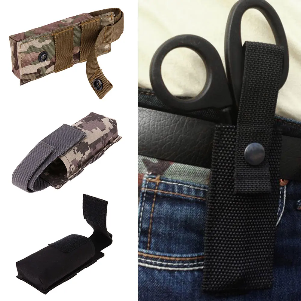 

1PCS Versatile Mini Outdoor Bags Tactical Military Durable Pack Portable Scissor Pouch Bag Waist Bag for Outdoor Camping Hiking