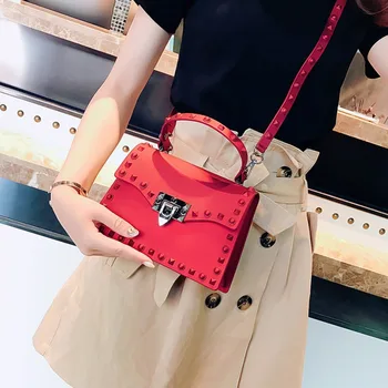 

2019 New Women Messenger Bags Luxury Handbags Women Bags Designer Jelly Bag Purses Leather Shoulder Bag Bolsa Feminina 2019 New