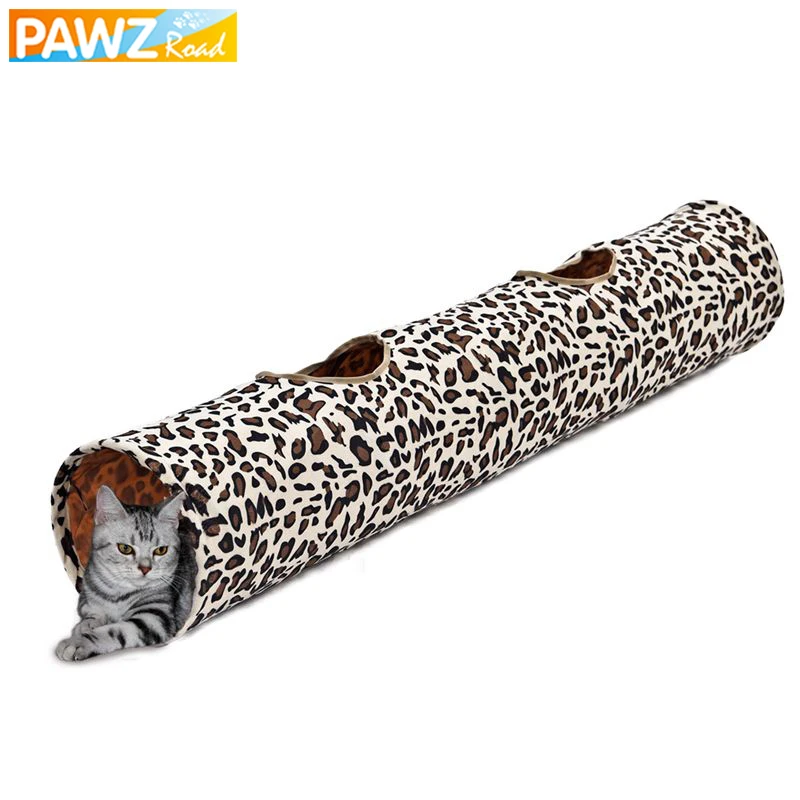 Santa Claus Pants Cat Toys Collapsible Tunnel Dog Tube for Fat Cat Dogs 