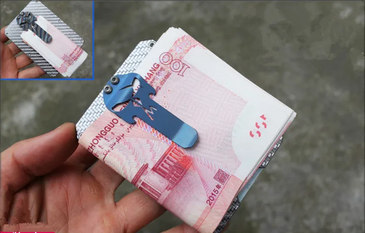 2019 New EDC Pure Titanium Alloy Clip Wallet Multifunction Card Holder Man Gift Inception Outdoor Gadget EDC Multi Tools 2019 New EDC Pure Titanium Alloy Clip Wallet Multifunction Card Holder Man Gift Inception Outdoor Gadget EDC Multi Tools