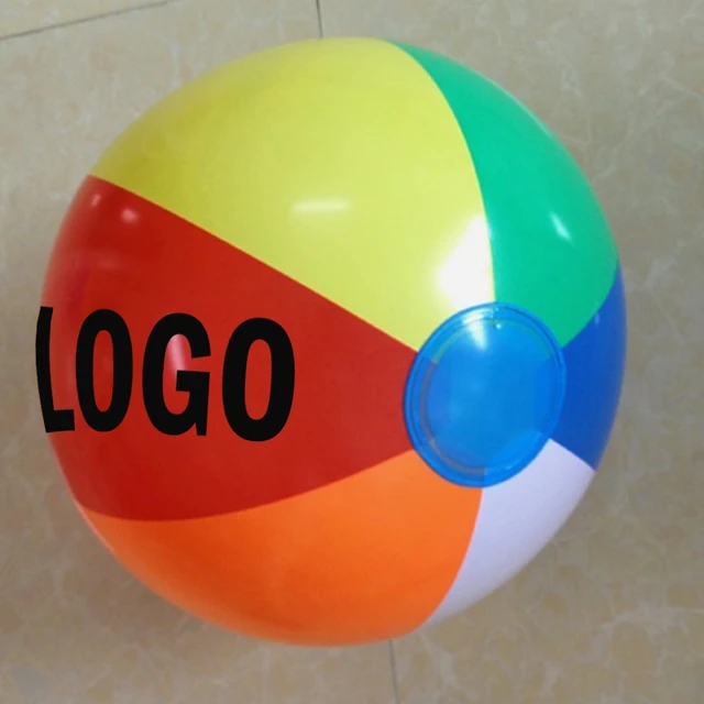 Ballon de plage gonflable (Blanc, PVC 0,17 mm, 61g) comme cadeaux  publicitaires Sur