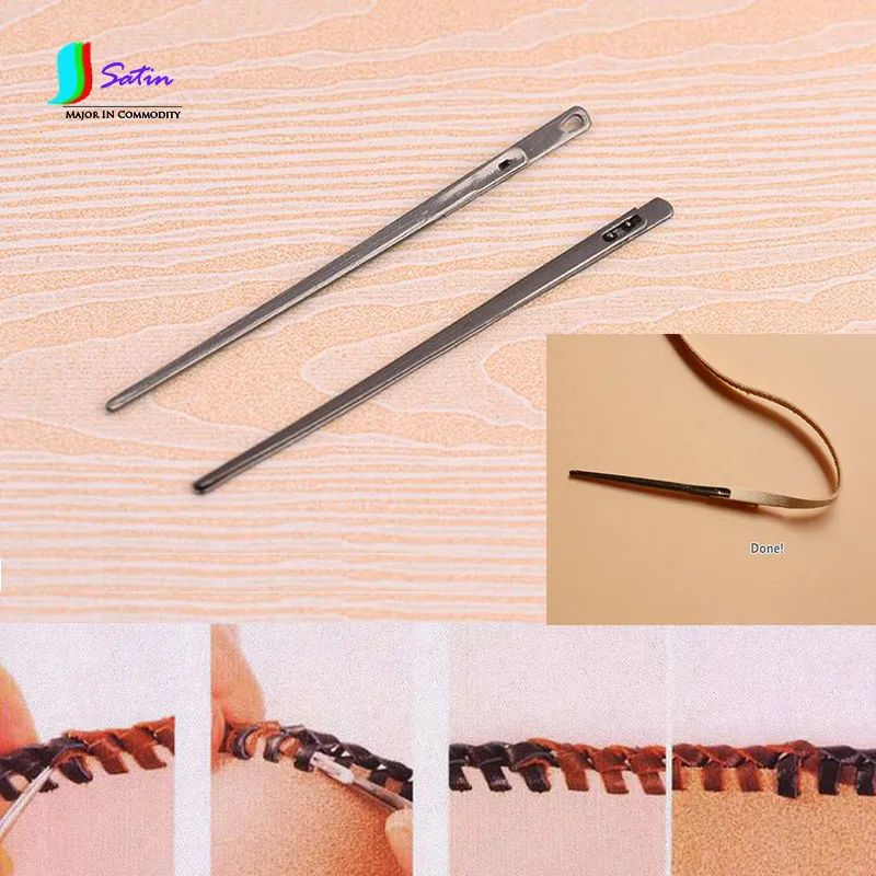 Single/Double Hole Perma lok Leather Rope Lace Needles S0682H DIY