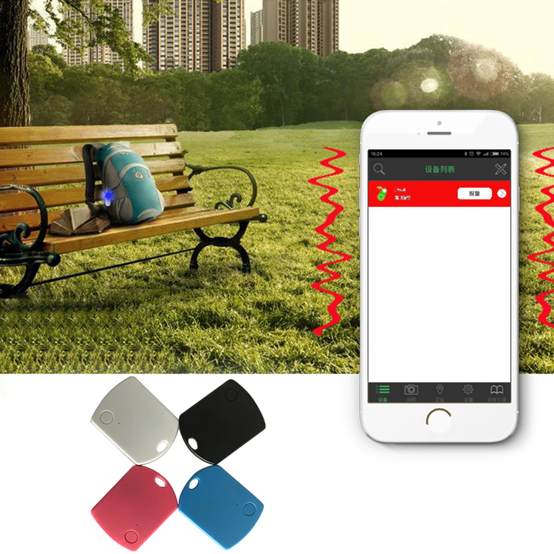  Neue Smart Wireless Bluetooth 40 Aktivität Tracker Ältere Kind Pet Brieftasche Auto Taschen Koffer 