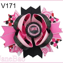 30 шт День святого Валентина посыпает бант волосы популярный веселый бантик праздничные заколки для волос подарок на день Святого Валентина- B