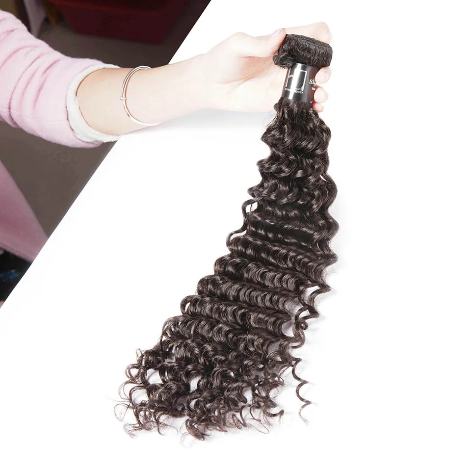 8A HJ Weave beauty волосы пучки малазийские девственные глубокая волна человеческие