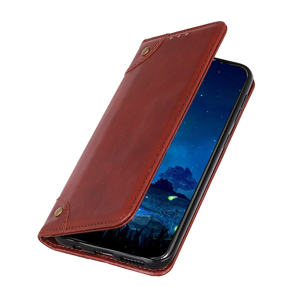 1+ 5 1+ 5T fone capa для oneplus 5 5t роскошный Магнитный деловой чехол для телефона для oneplus 5T кожаный бумажник чехол с флип-стойкой - Цвет: Темно-коричневый