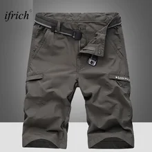 IFRICH быстросохнущие шорты мужские повседневные короткие штаны мужские s летние дышащие Модные Бермуды мужские красные Большие размеры 4XL