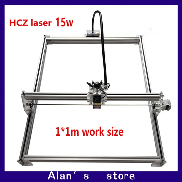 Cheap DIY 15w big power laser metal engraving machine,CNC laser cutting machine 1*1m size laser engraver machine, marking machine Cheap DIY 15w big power laser metal engraving machine,CNC laser cutting machine 1*1m size laser engraver machine, marking machine