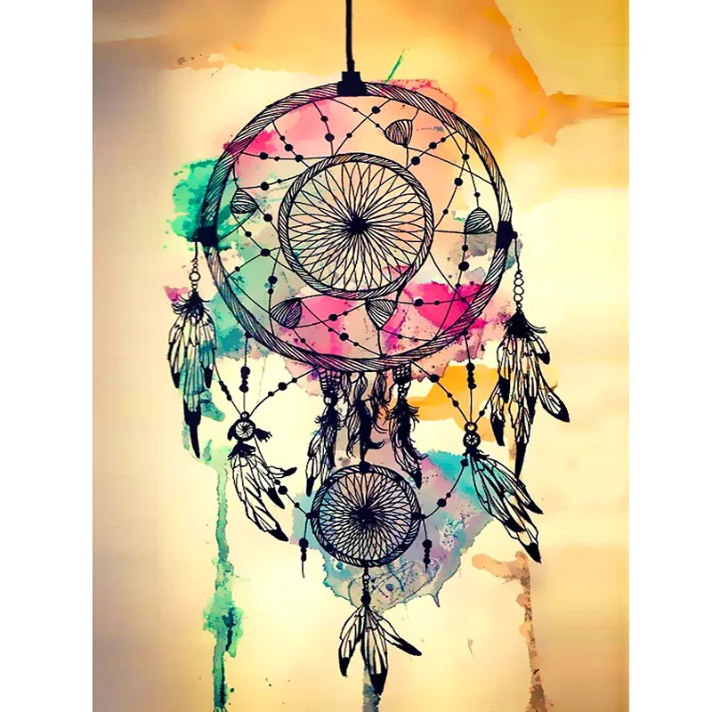 H1360 Ловец снов алмазная живопись полная Вышивка перо | Дом и сад