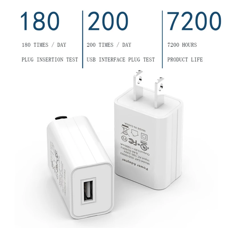 5 в 2A USB настенное 3C сертифицированное зарядное устройство один порт для дома путешествия вилка зарядная станция куб заменитель адаптера питания для телефона