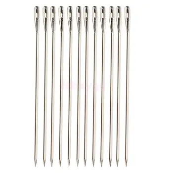 

24Pcs I/J Shape Sewing Braids Threader Wig Thread Hook Track Weave Hair Extension Wig Needles Set for Making Lace Wig