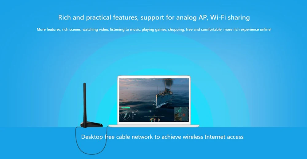 TP-Link WN826N Беспроводной Wi-Fi USB адаптер 300 Мбит/с 2*5 дБи антенна с высоким коэффициентом усиления TP Link TL-WN826N сетевая карта 2,4G версия