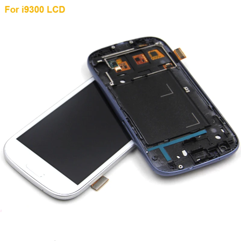 Для Samsung Galaxy S3 III i9300 ЖК-дисплей дигитайзер сенсорный экран с домашней кнопкой