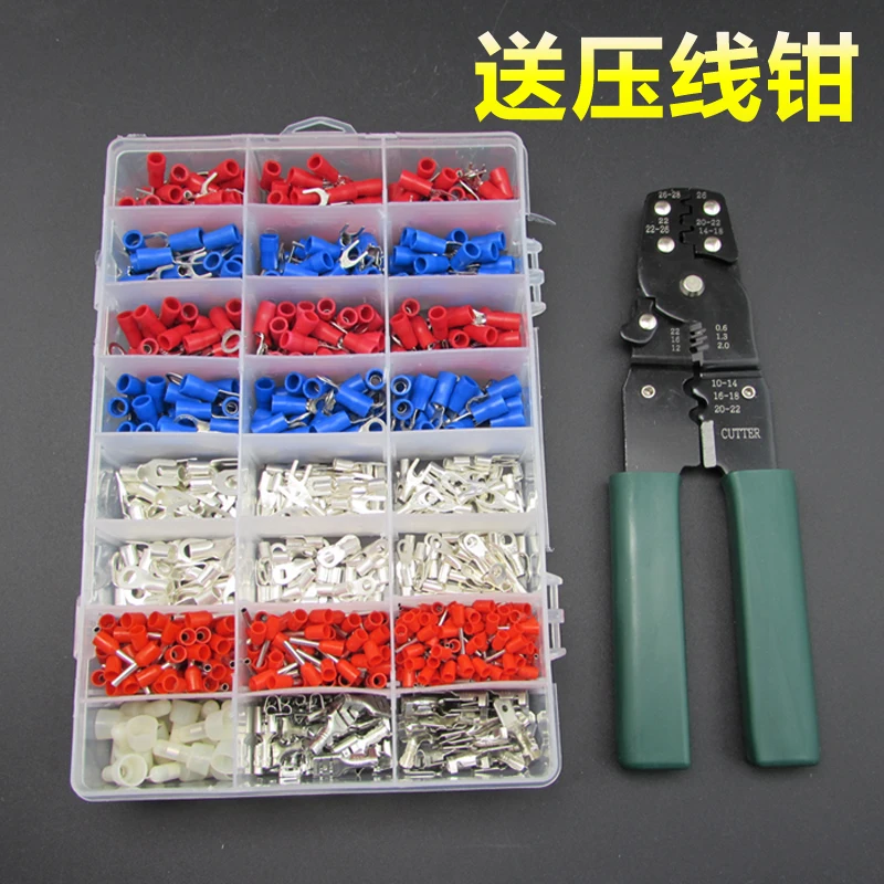 

Cold terminal terminals pre-insulated terminals tube terminals combination package 24 in 1 1000