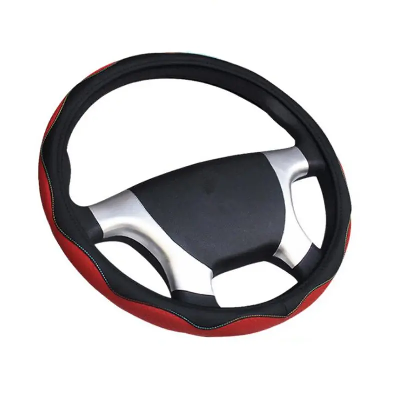 

Car Truck Steering Wheel Cover Truck Bus Anti-Slip Universal Embossing Leather Car-styling 36cm 38cm 40cm 42cm 45cm 47cm 50CM