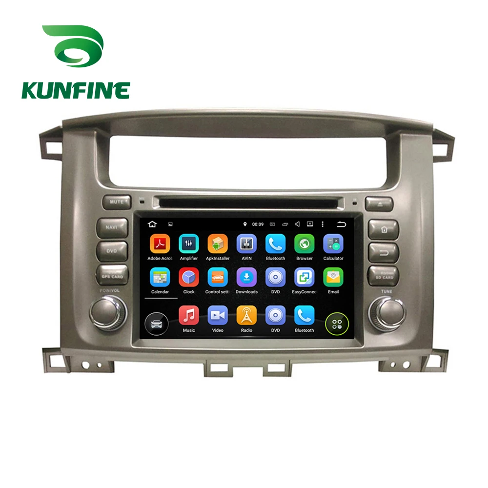 Discount Octa Core 4GB RAM Android 8.0 Car DVD GPS Navigation Multimedia Player Car Stereo for TOYOTA Lander Cruiser100 Radio Headunit 0