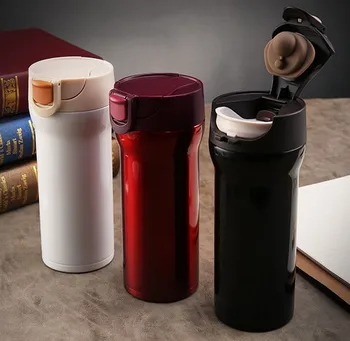 

350ml High Quality Stainless Steel Thermos Mugs Car Vacuum Flasks Anti-Dust Coffee Tea Milk Cups Thermocup Thermomug