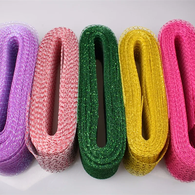 Crinolina tecido de malha tranças DIY material