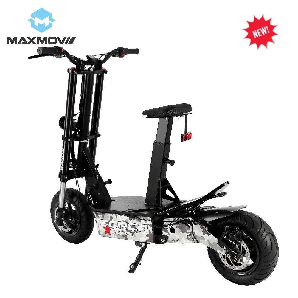 Excellent 2019 New Update 2000W 48V E-mark Scooter Electric with Two Big Fat Tire Wheels 4