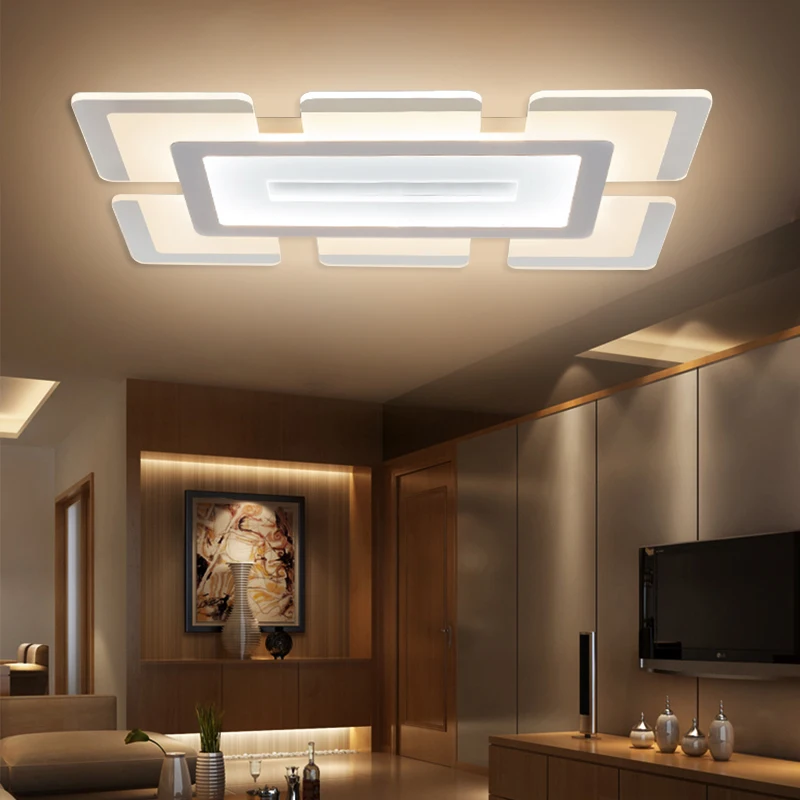 

Modern Led Ceiling Lights For Indoor Lighting plafon led Square Ceiling Lamp Fixture For Living Room Bedroom Lamparas De Techo